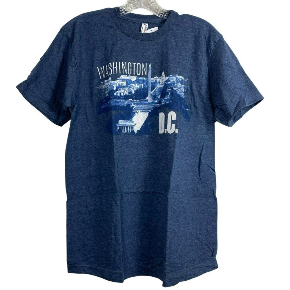 Washington DC Graphic Tee Nation's Capital Building Travel Shirt Adult M